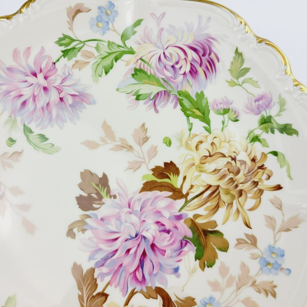 Rosenthal Daphne Pompadour Chrysantheme Serving Platter 13", Vintage c.1961-63 G - Picture 6 of 11